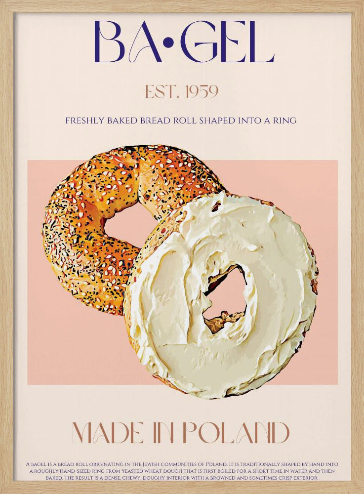Polnischer Bagel-Genuss | Poster