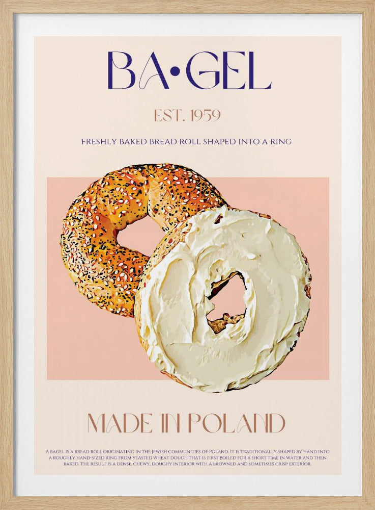 Polnischer Bagel-Genuss | Poster
