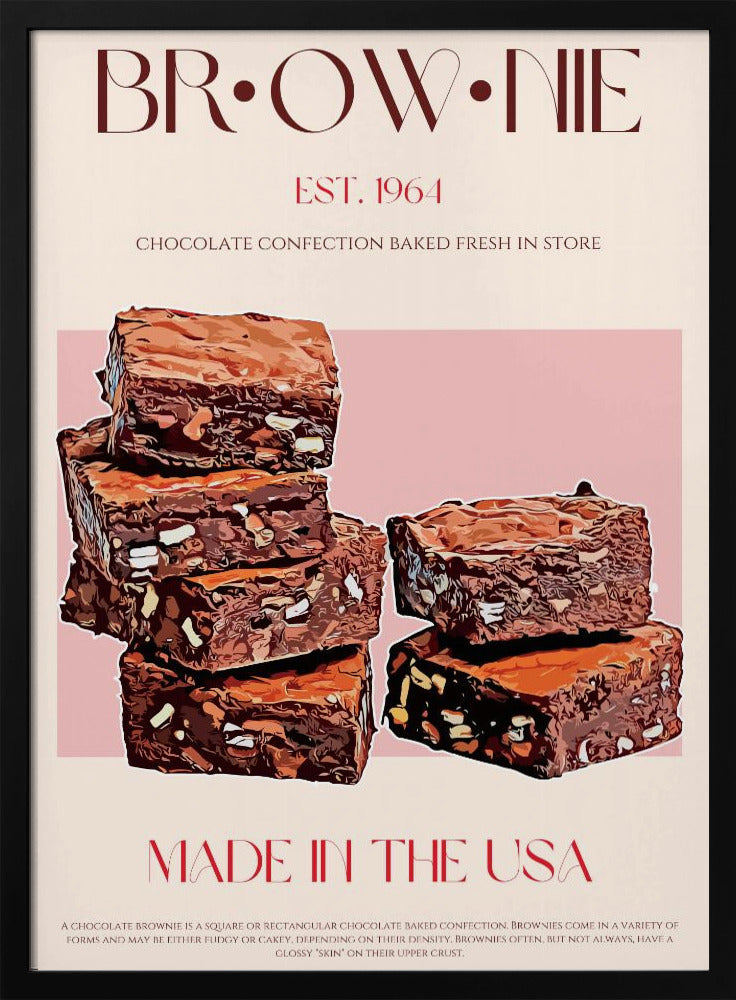 Schoko-Brownies-Genuss | Poster
