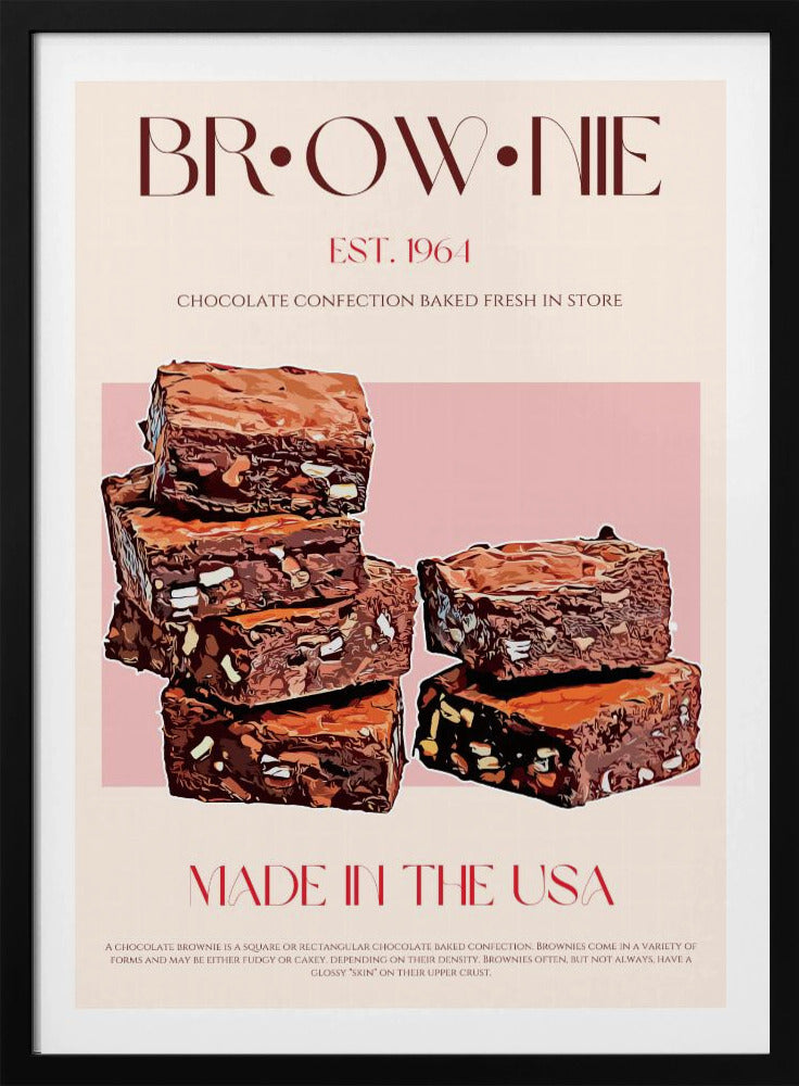 Schoko-Brownies-Genuss | Poster