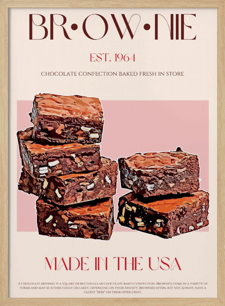 Schoko-Brownies-Genuss | Poster