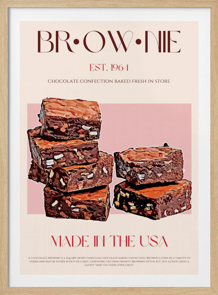 Schoko-Brownies-Genuss | Poster