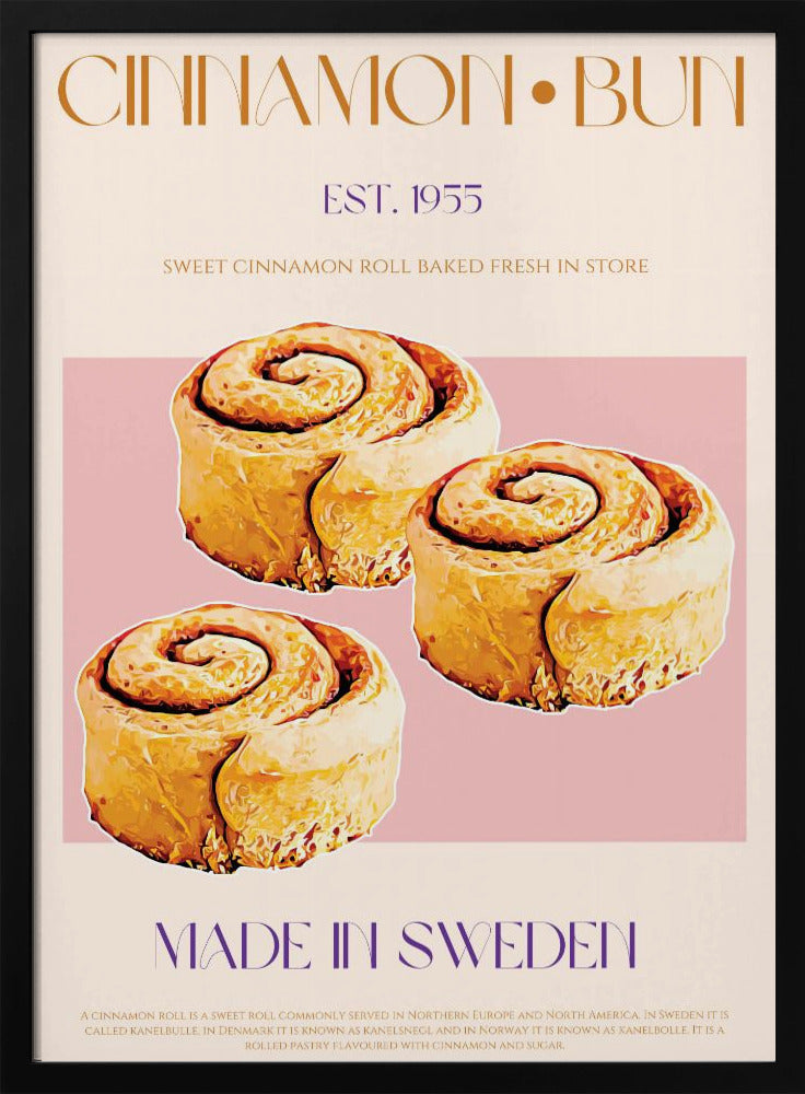 Süße schwedische Köstlichkeit | Poster