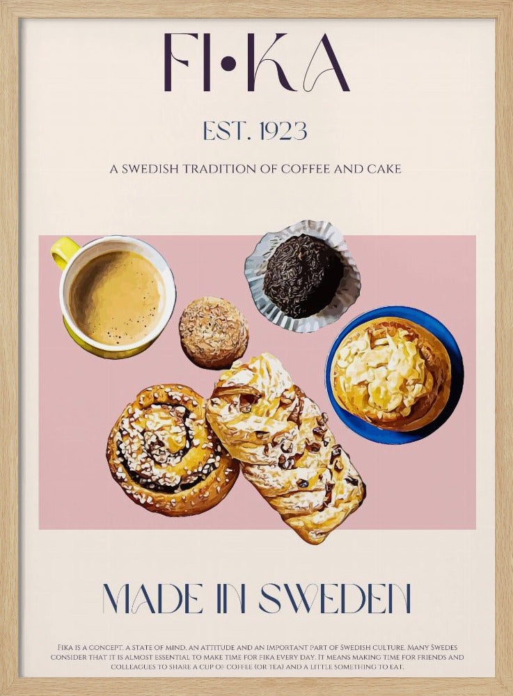Schwedische Kaffeepause | Poster