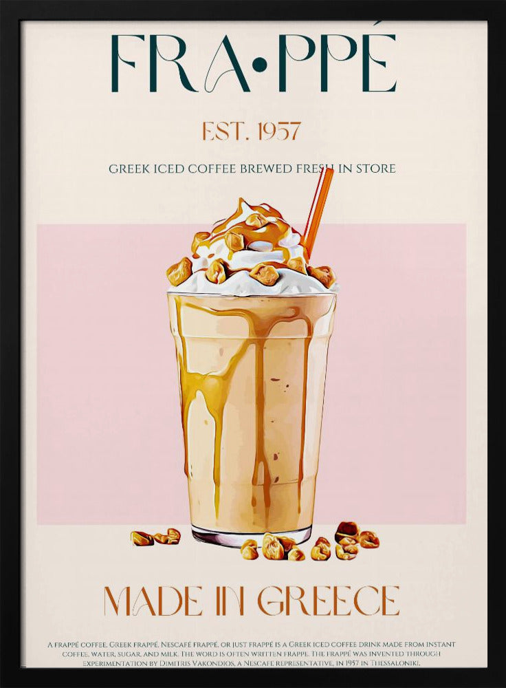 Griechischer Frappe-Genuss | Poster
