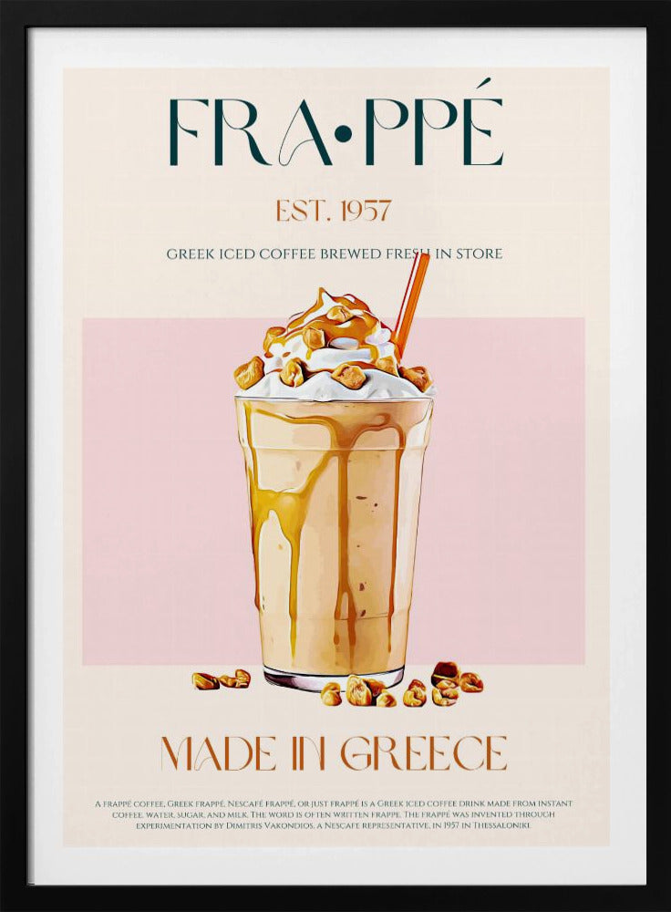 Griechischer Frappe-Genuss | Poster