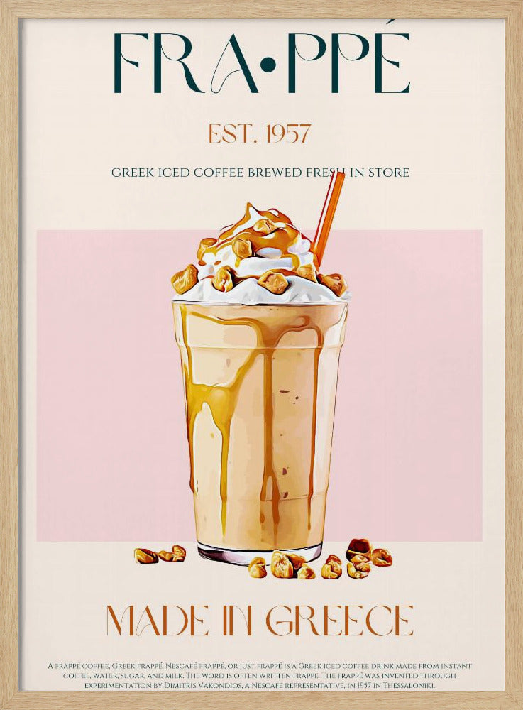 Griechischer Frappe-Genuss | Poster