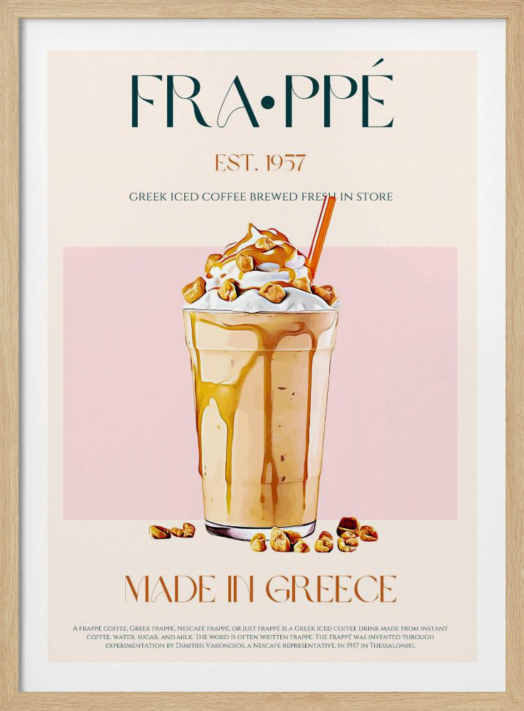 Griechischer Frappe-Genuss | Poster