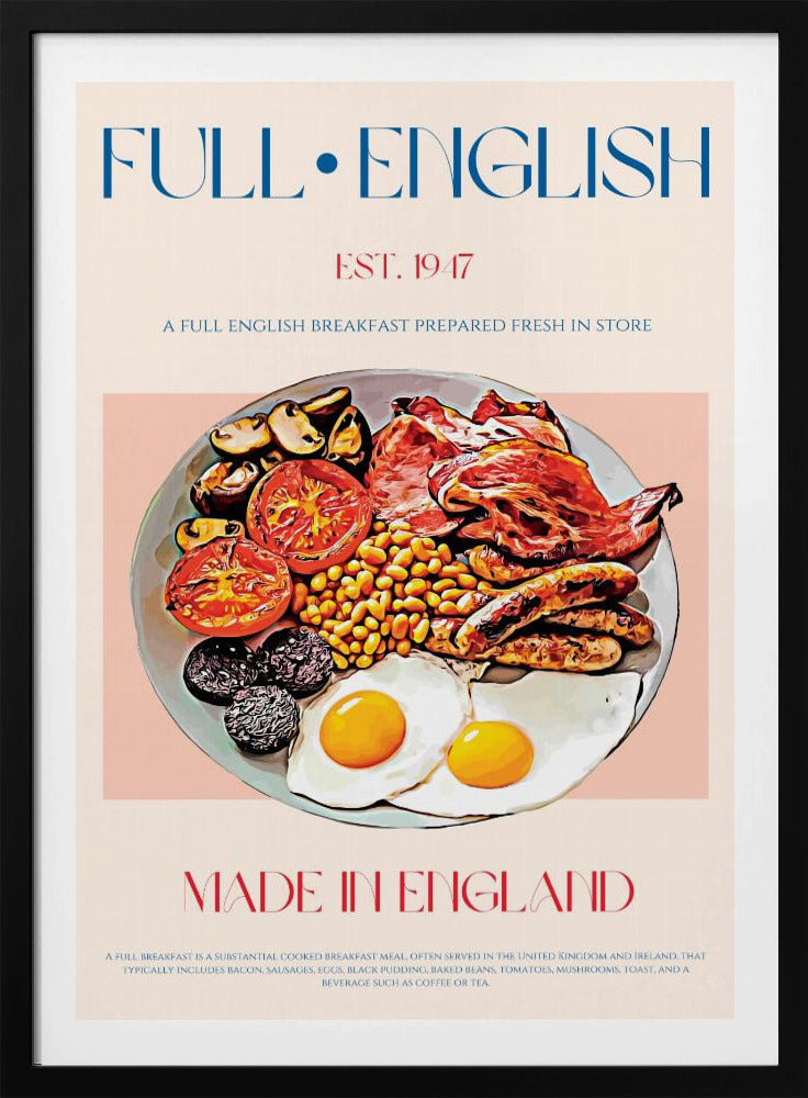 Traditionelles englisches Frühstück | Poster