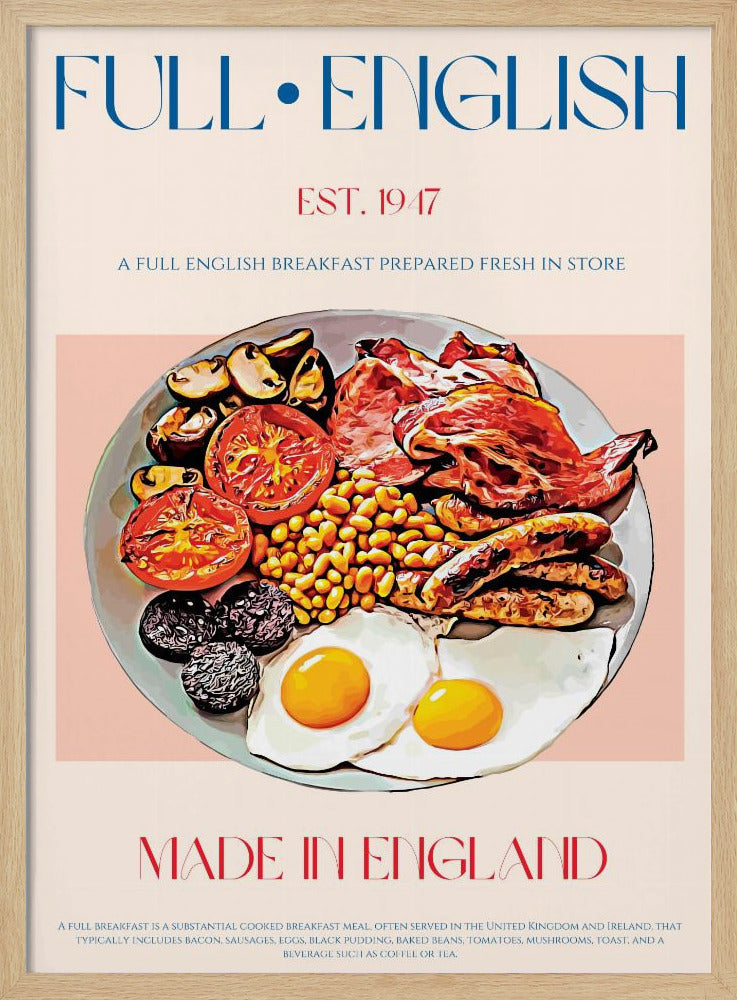 Traditionelles englisches Frühstück | Poster