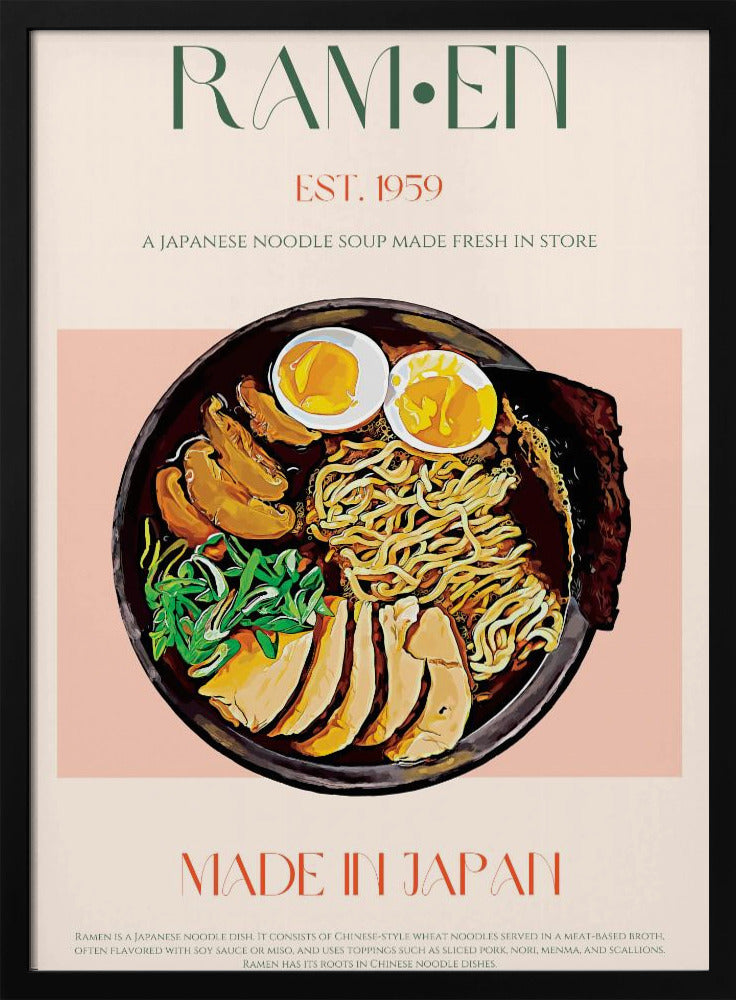Genießen Sie eine japanische Ramen-Schüssel | Poster