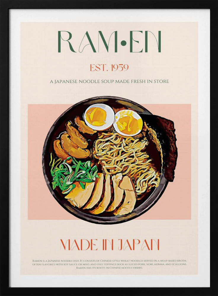 Genießen Sie eine japanische Ramen-Schüssel | Poster