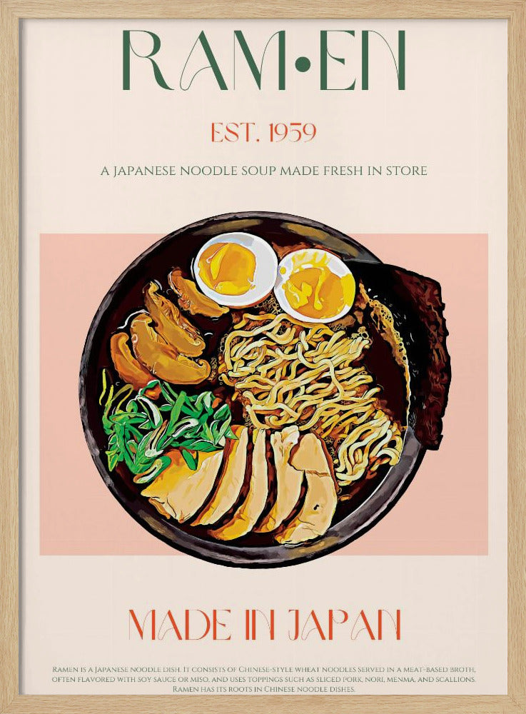 Genießen Sie eine japanische Ramen-Schüssel | Poster
