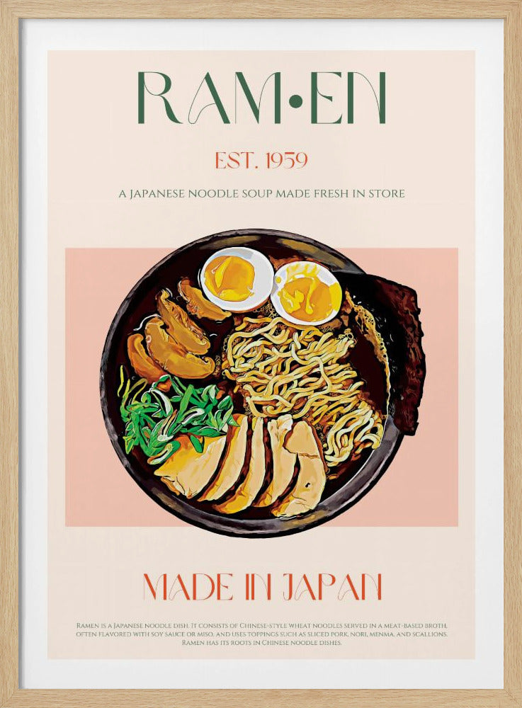 Genießen Sie eine japanische Ramen-Schüssel | Poster