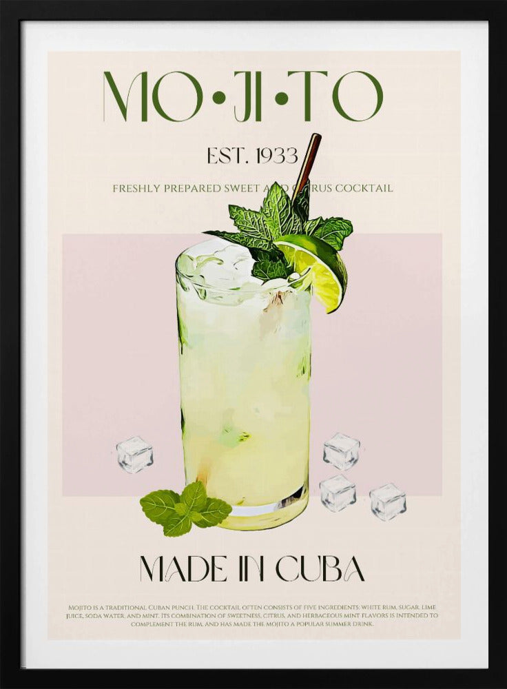 Mojito-Cocktail-Druck | Poster