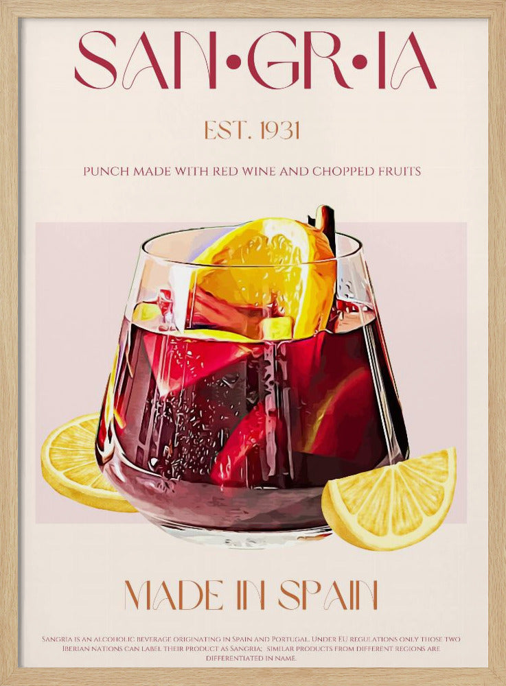 Ein Glas gefüllt mit Rotwein | Poster