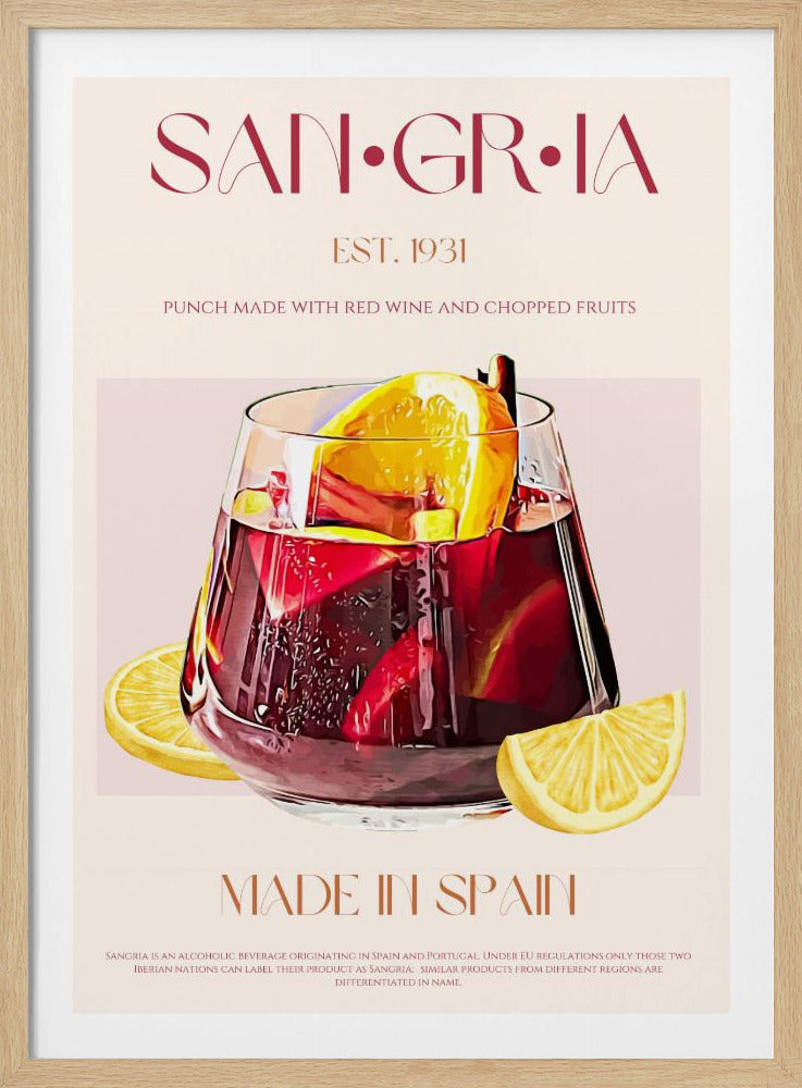 Ein Glas gefüllt mit Rotwein | Poster