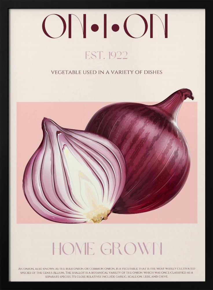 Zwiebel-Eleganz | Poster
