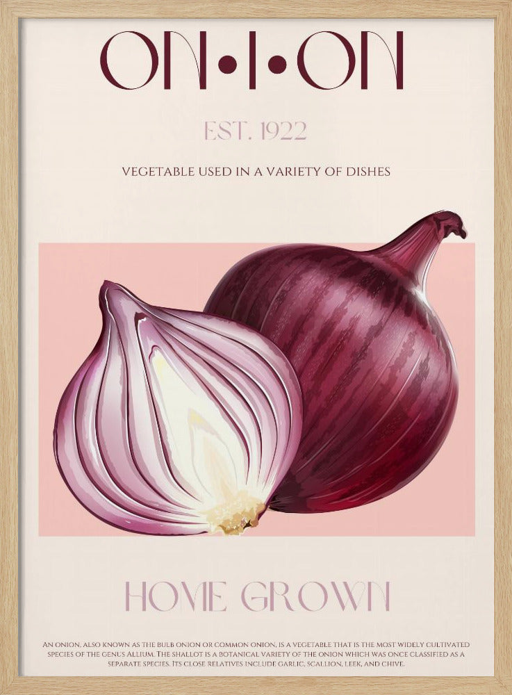 Zwiebel-Eleganz | Poster