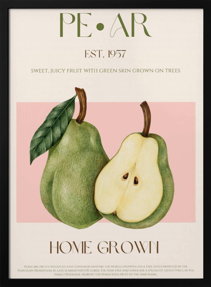 Juicy Pear Delight | Poster