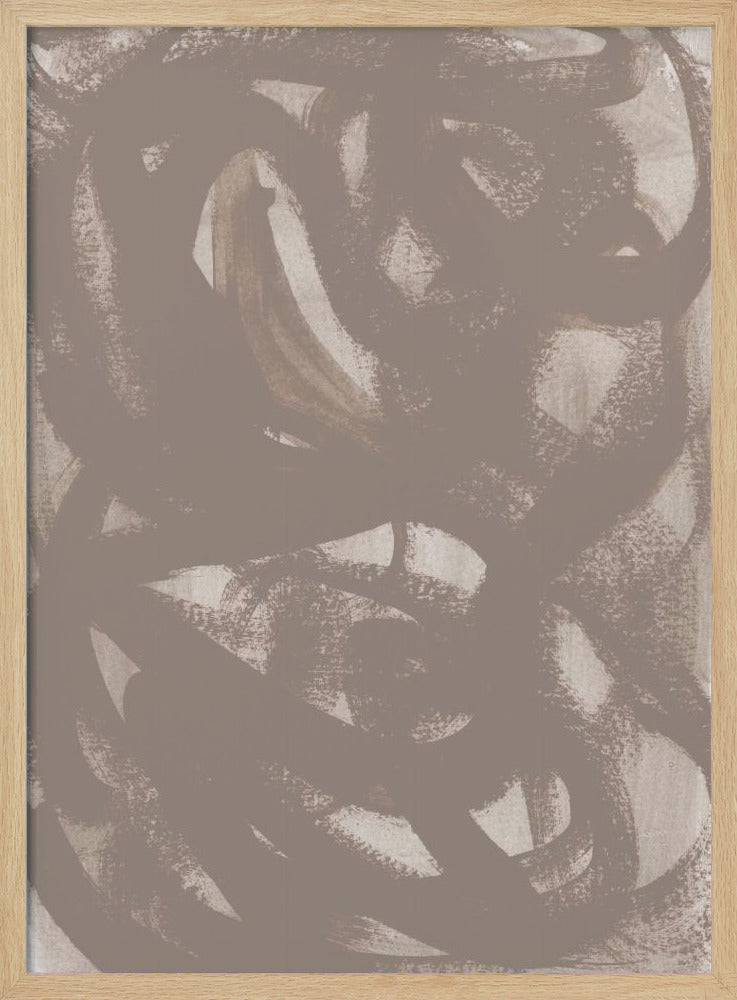 Abstract Brush Strokes 176X | Poster