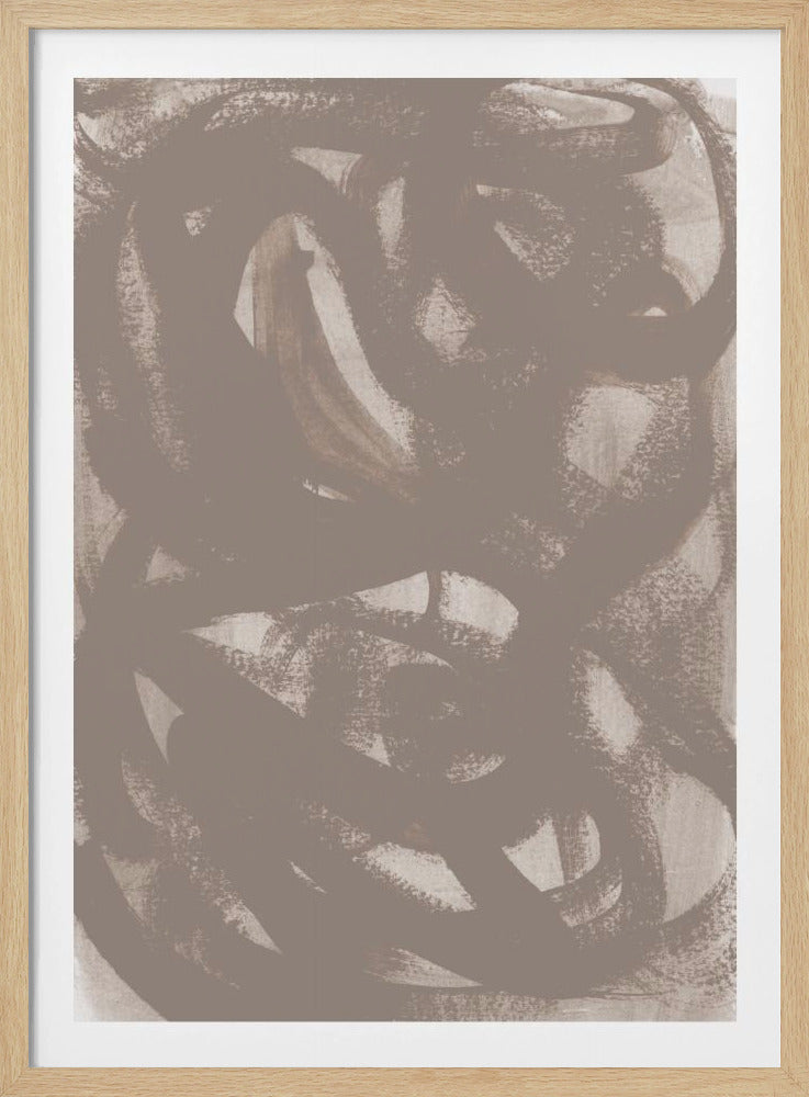 Abstract Brush Strokes 176X | Poster