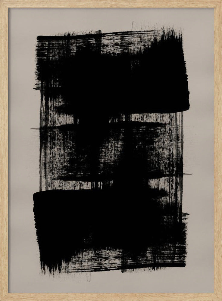 Abstract Brush Strokes 180Y | Poster