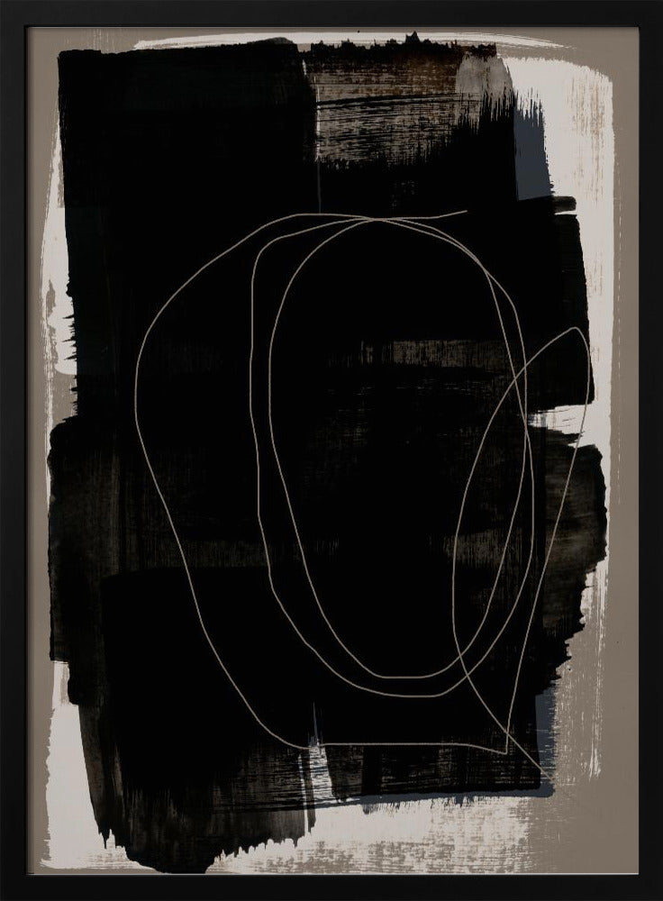 Abstract Brush Strokes 180Z | Poster