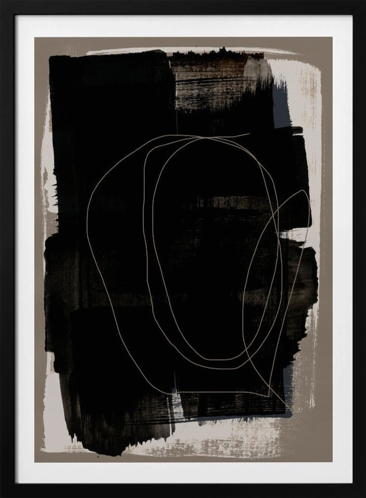 Abstract Brush Strokes 180Z | Poster