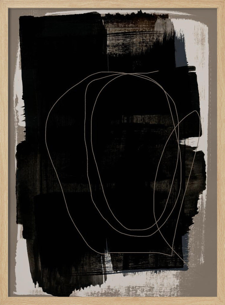 Abstract Brush Strokes 180Z | Poster