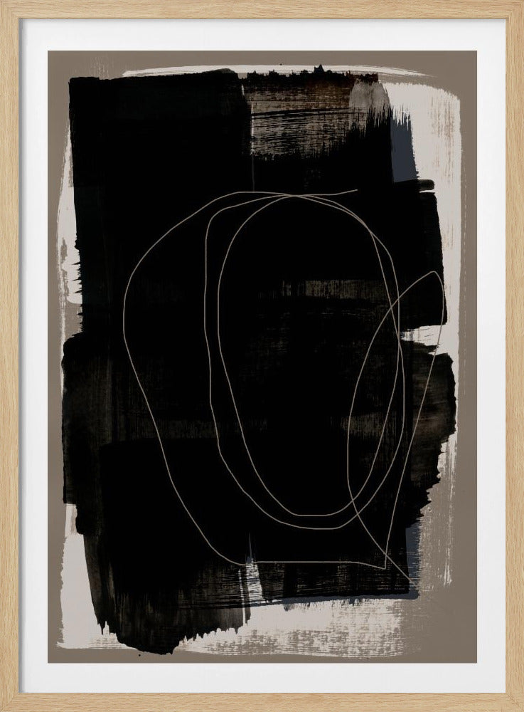 Abstract Brush Strokes 180Z | Poster