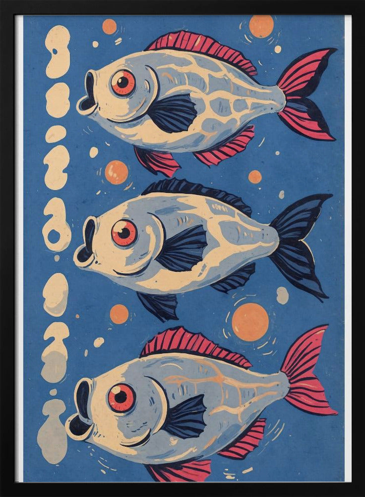 Kosmischer Koi-Tanz | Poster