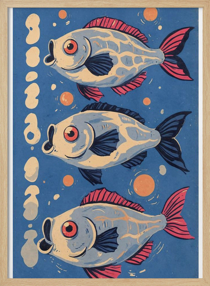 Kosmischer Koi-Tanz | Poster