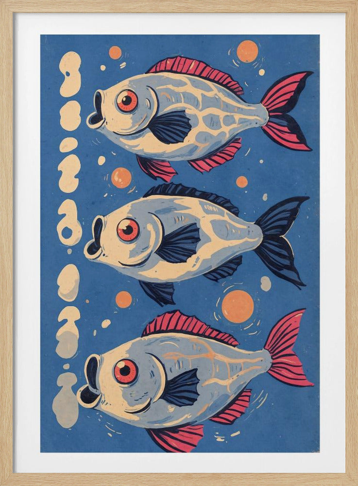 Kosmischer Koi-Tanz | Poster