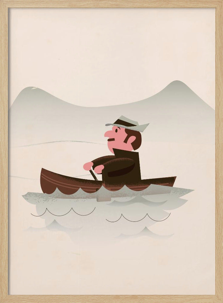 Angeln gegangen | Poster