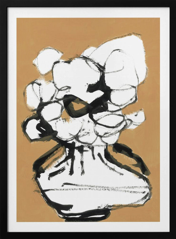 Die Linie des Überflusses: Obst-Blumen-Schale 6 | Poster