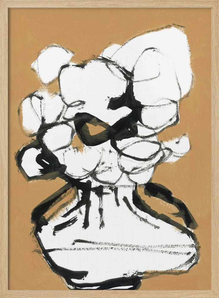 Die Linie des Überflusses: Obst-Blumen-Schale 6 | Poster
