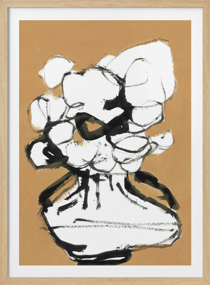 Die Linie des Überflusses: Obst-Blumen-Schale 6 | Poster