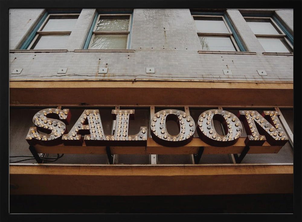 Vintage Saloon Schild | Poster