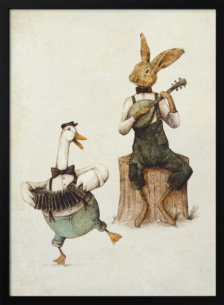 Gefiederte und pelzige Harmonie | Poster