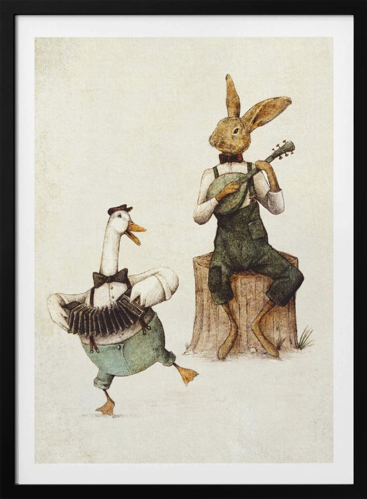 Gefiederte und pelzige Harmonie | Poster