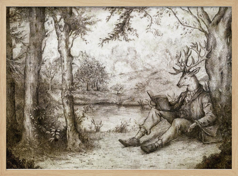 LESEN UNTER EINEM BAUM | Poster