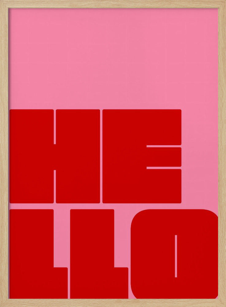 Mutige Begrüßung Glückseligkeit | Poster