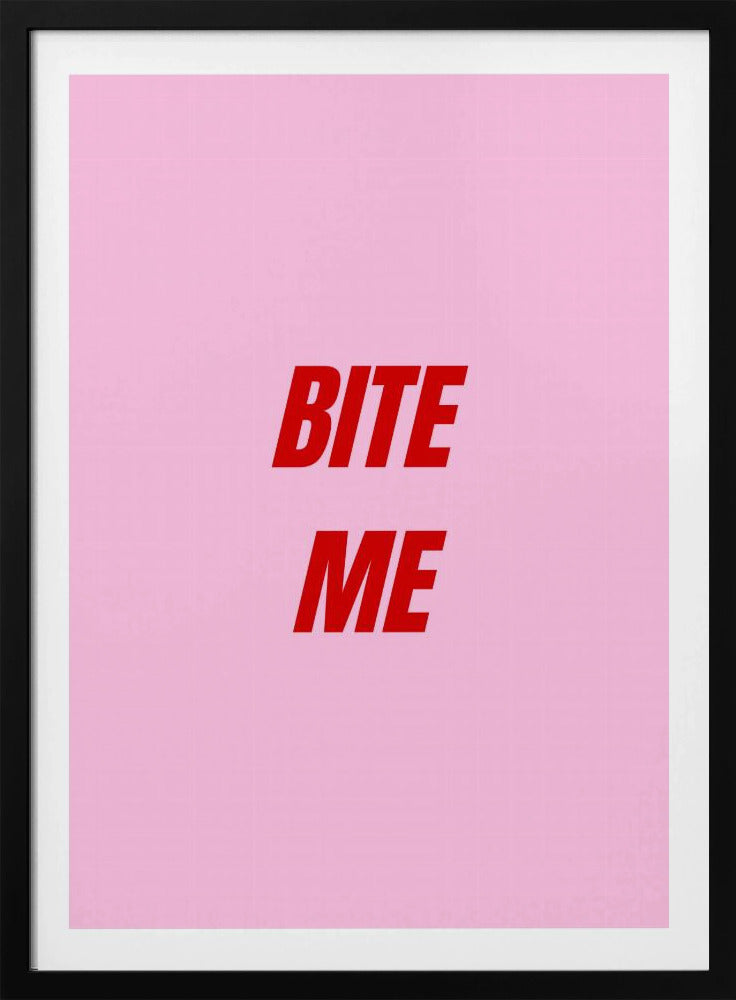 Rot auf Pink – Mutig | Poster