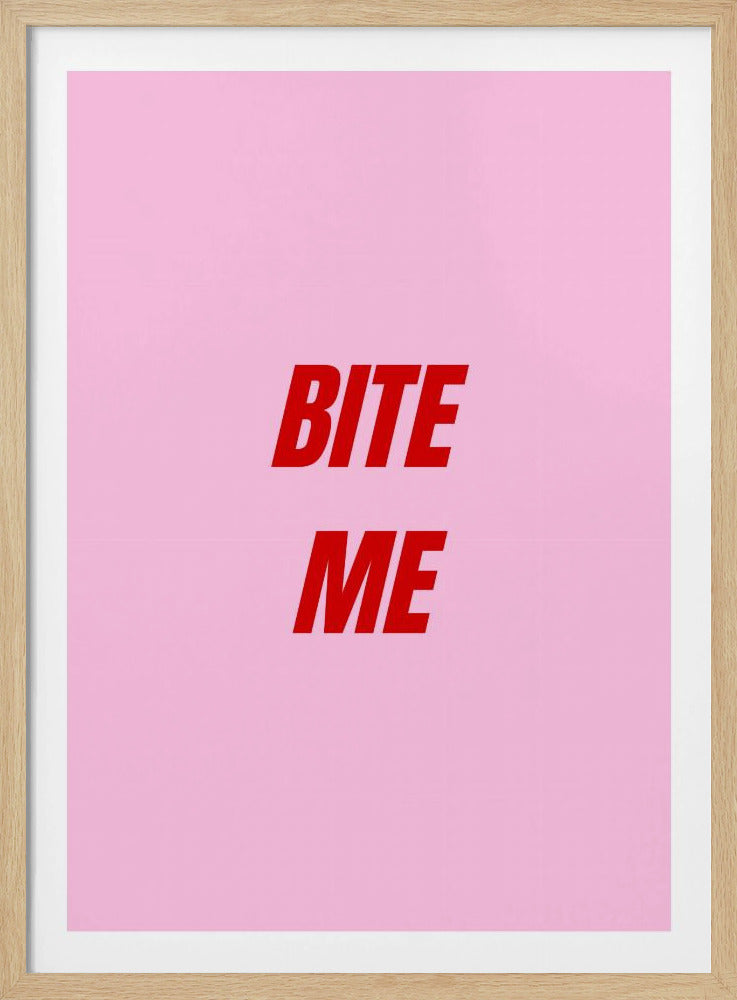 Rot auf Pink – Mutig | Poster