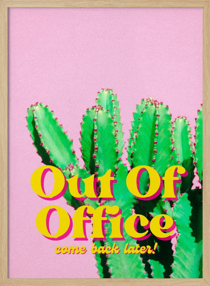 Vibrant Green Cactus | Poster
