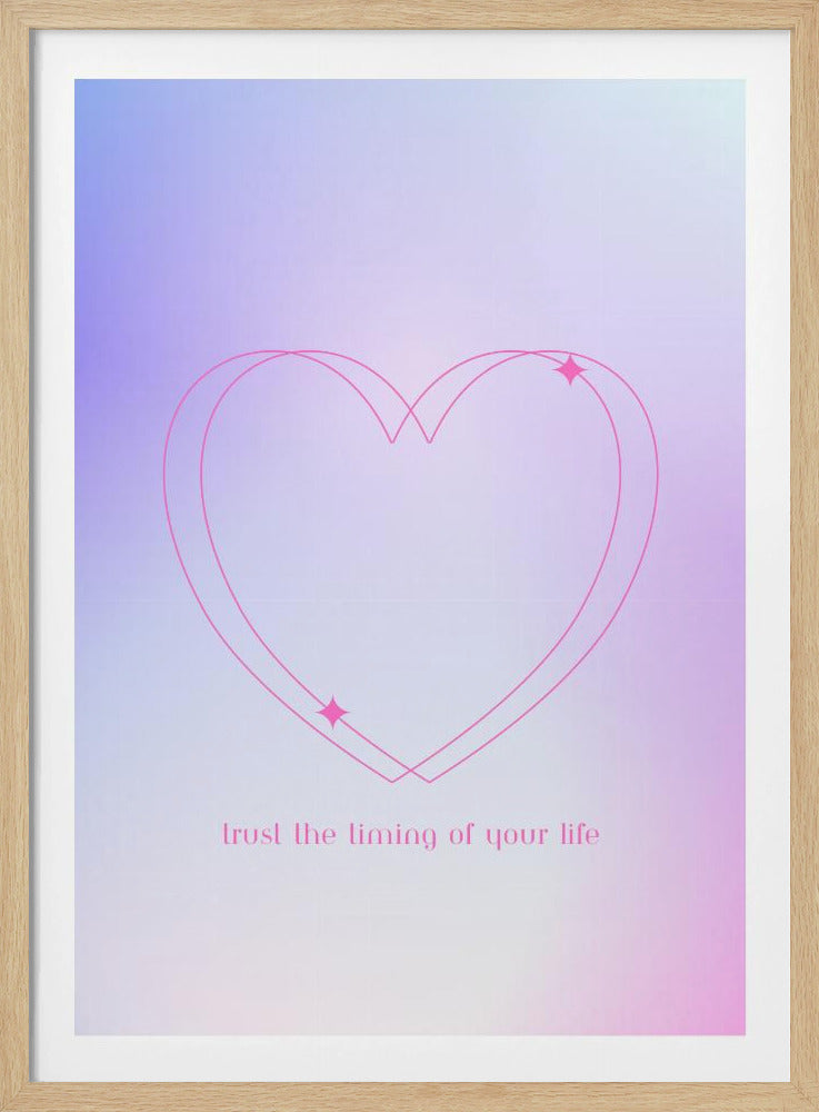 Leuchtender Herzschlag | Poster