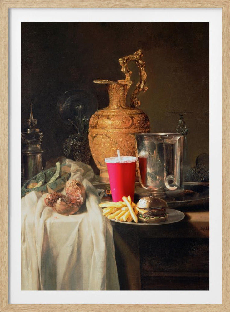 Stilleben von Fast Food | Poster