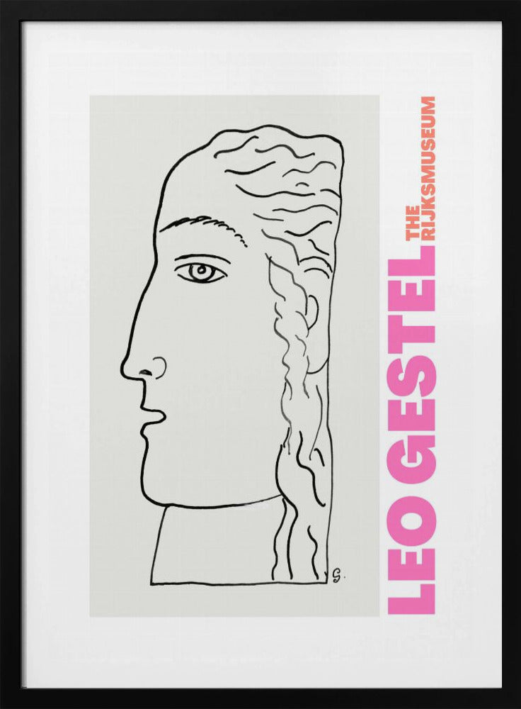 Elegante Profilskizze | Poster