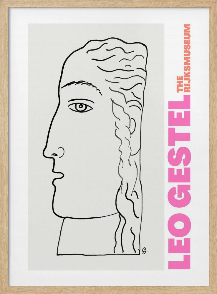 Elegante Profilskizze | Poster